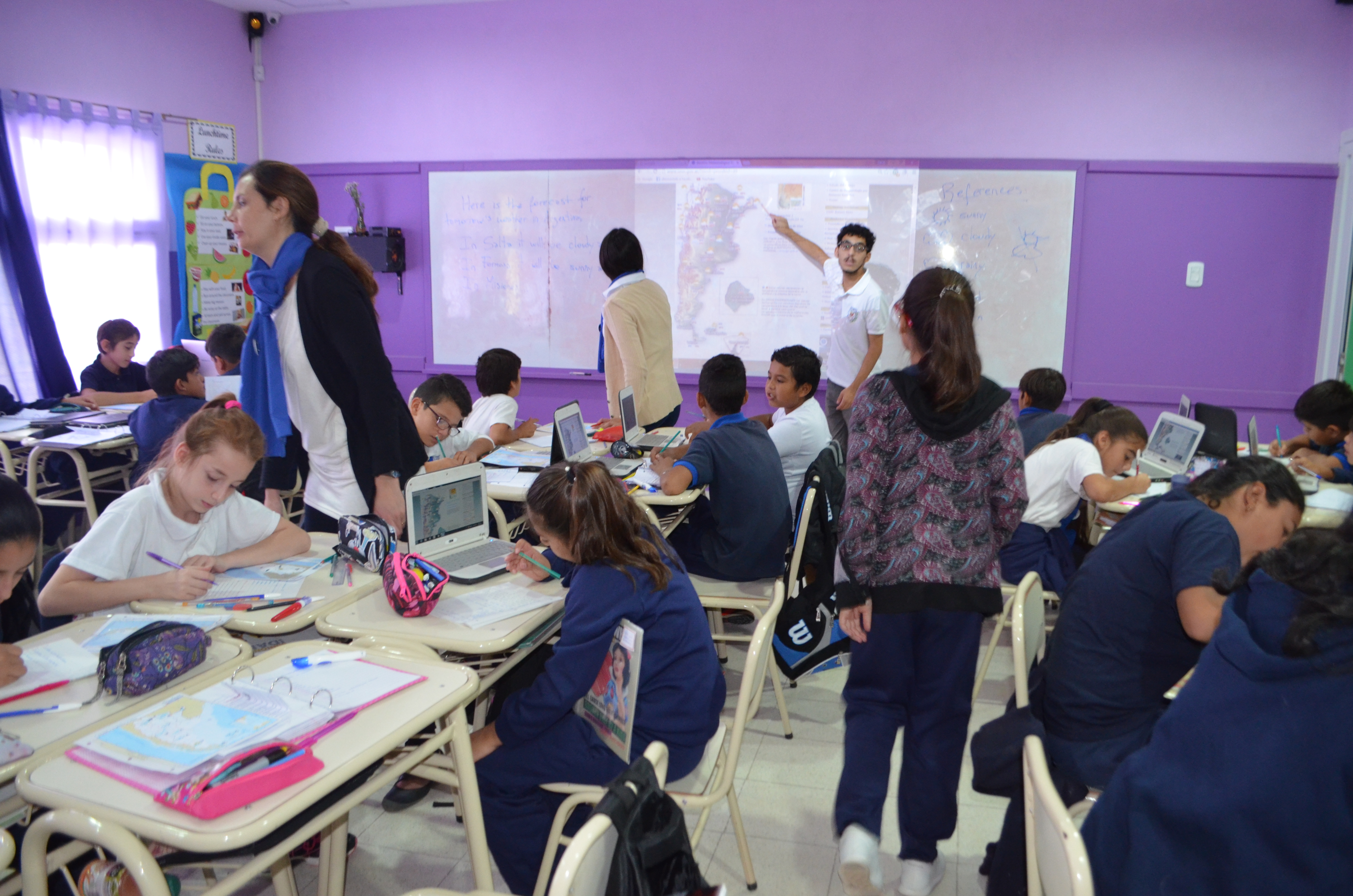 CLASE DE INGLÉS EN EL SEXTO AGRUPAMIENTO – EL CLIMA EN ARGENTINA Y EL REINO UNIDO