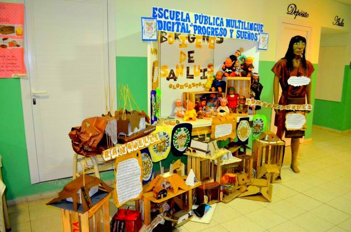 INTERESANTE Y COLORIDA MUESTRA DE PUNTANIDAD Y SANLUISISMO EN LA ESCUELA PROGRESO Y SUEÑOS