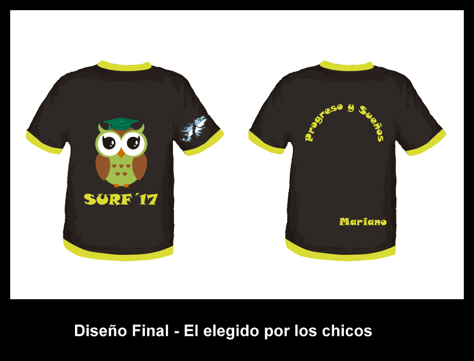 LA PROMOCIÓN “SURF” 2017 SE PREPARA PARA LUCIR SUS REMERAS