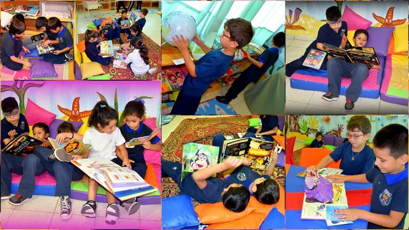 LECTURAS EN LA BIBLIOTECA DE LA ESCUELA